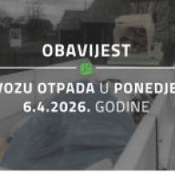 Obavijest o odvozu otpada